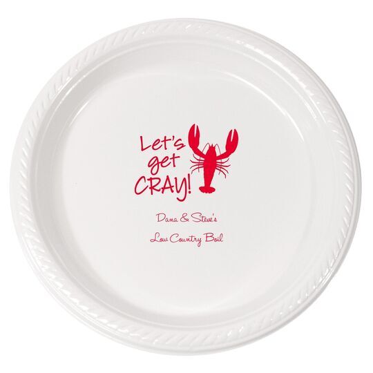 Let's Get Cray Plastic Plates